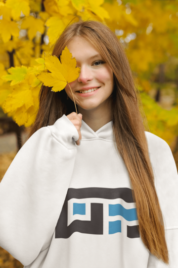 OFM-hoodie-featuring-a-happy-woman-with-a-leaf